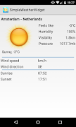 Simple Weather Widget स्क्रीनशॉट 2