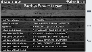 Football Statistics screenshot 1