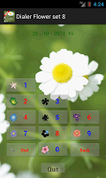 Dialer Flower 8 screenshot 2