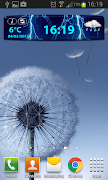 Tempestade Widget Relógio imagem de tela 2