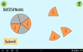 Simply Fractions (Lite), Math screenshot 2