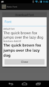 Note Font 스크린샷 2