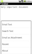 Small Text Editor screenshot 1
