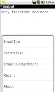 Small Text Editor screenshot 1
