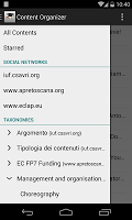 برنامه‌نما Content Organizer عکس از صفحه