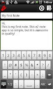 eZ Notes screenshot 1