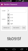 Random Password poster