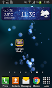 Midnight Clock Weather Widget 截图 5