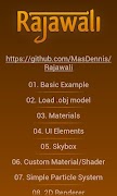 Rajawali 3D Engine Examples 스크린샷 1
