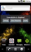 برنامه‌نما Unavailable عکس از صفحه