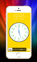 Analog Clock Slider Lock screenshot 3