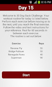 30 Day Back Challenge FREE screenshot 2
