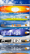 Weather Clock Widget Free syot layar 1