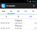 Students - Timetable capture d'écran 2
