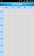 simple timetable2 Screenshot 6