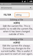 VIM Commands/CheatSheet скриншот 1