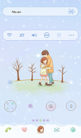 The first snow Dodol Theme Plakat