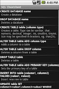 SQL Cheatsheet plakat