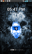 Skull Pattern Lock screen اسکرین شاٹ 1
