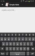 Simple Note screenshot 1