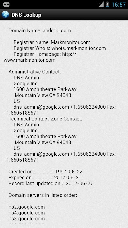 Baixar DNS Lookup APK