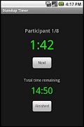Standup Timer screenshot 1
