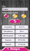 Night Clock Weather Widget ภาพหน้าจอ 3