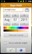 DaysUntil Widget Ekran Görüntüsü 4