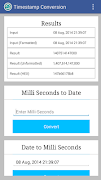 Timestamp Conversion تصوير الشاشة 1