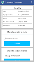 Timestamp Conversion screenshot 1