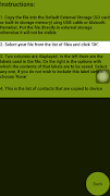ExcelToContact screenshot 2
