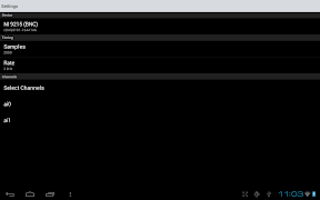 3 Schermata NI cDAQ-9191 Data Display