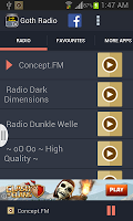 Goth Radio تصوير الشاشة 1
