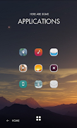 2 Schermata Minimal Mountain Theme