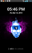 Skull Pattern Lock screen-poster
