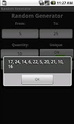 Random Generator ภาพหน้าจอ 1