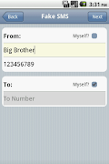 Fake SMS پوسٹر
