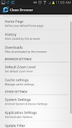 برنامه‌نما Clean Browser Older Android عکس از صفحه