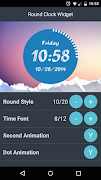 Round Clock Widget imagem de tela 3