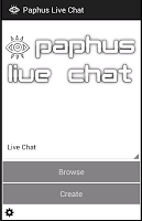 Paphus Live Chat Plakat