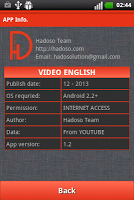 VIDEO ENGLISH স্ক্রিনশট 3