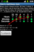 Simple Binary Clock screenshot 2