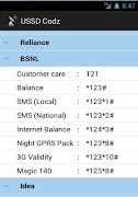 USSD Codz ảnh chụp màn hình 1