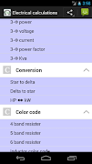 Electrical Calc & Formulas 截图 2