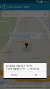 Fake Location Map captura de pantalla 3