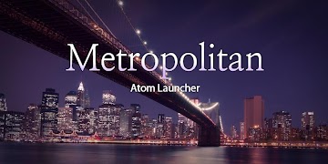 Metropolitan Atom Theme Plakat