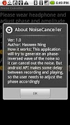 برنامه‌نما Noise Canceller عکس از صفحه