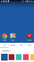 蓝莓Launcher تصوير الشاشة 1