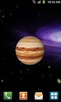3D Jupiter Live Wallpaper screenshot 1