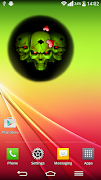Skull Clock Widget Ekran Görüntüsü 4